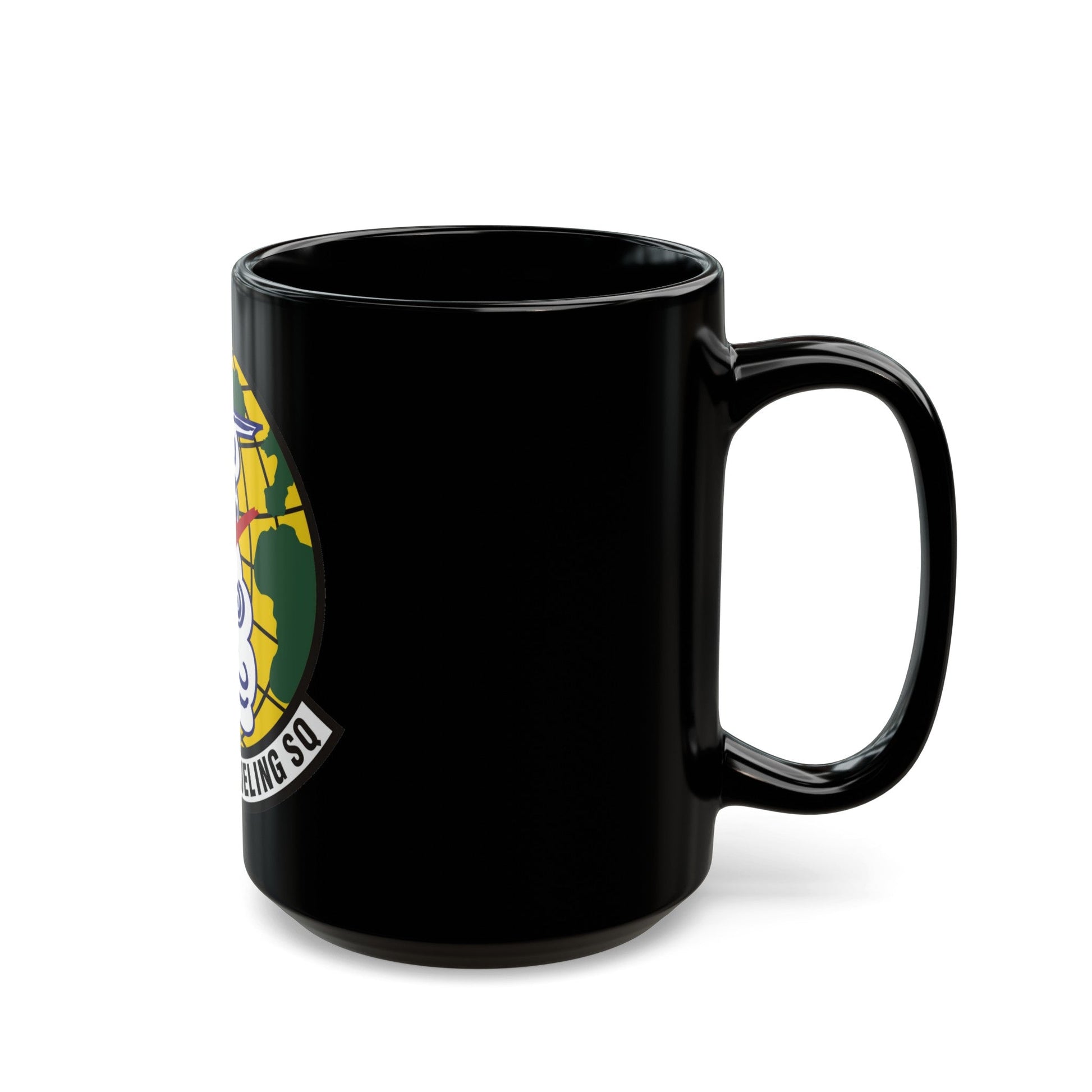 91st Air Refueling Squadron (U.S. Air Force) Black Coffee Mug-The Sticker Space