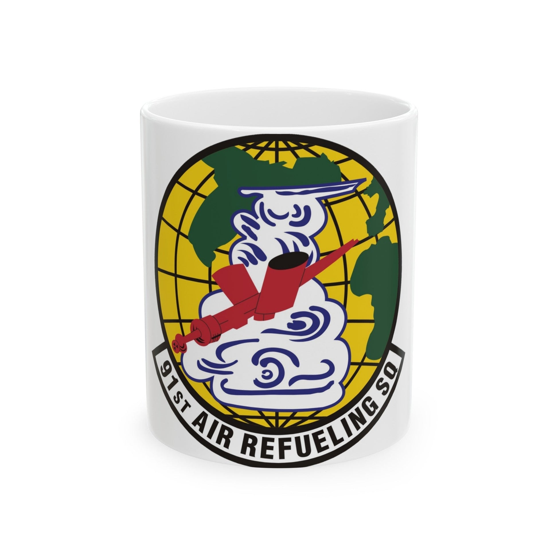 91st Air Refueling Squadron (U.S. Air Force) White Coffee Mug-11oz-The Sticker Space