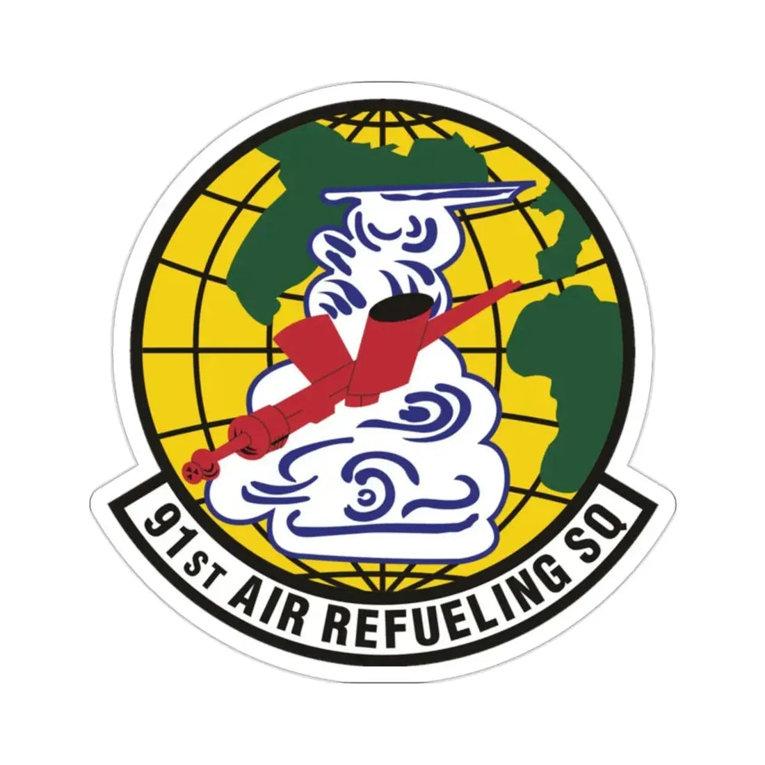 91st Air Refueling Squadron (U.S. Air Force) STICKER Vinyl Die-Cut Decal - The Sticker Space