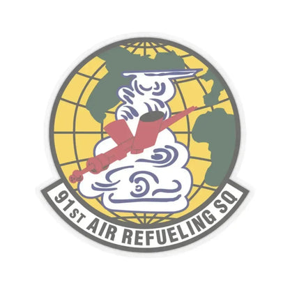 91st Air Refueling Squadron (U.S. Air Force) STICKER Vinyl Kiss-Cut Decal 2 Inch Transparent - The Sticker Space
