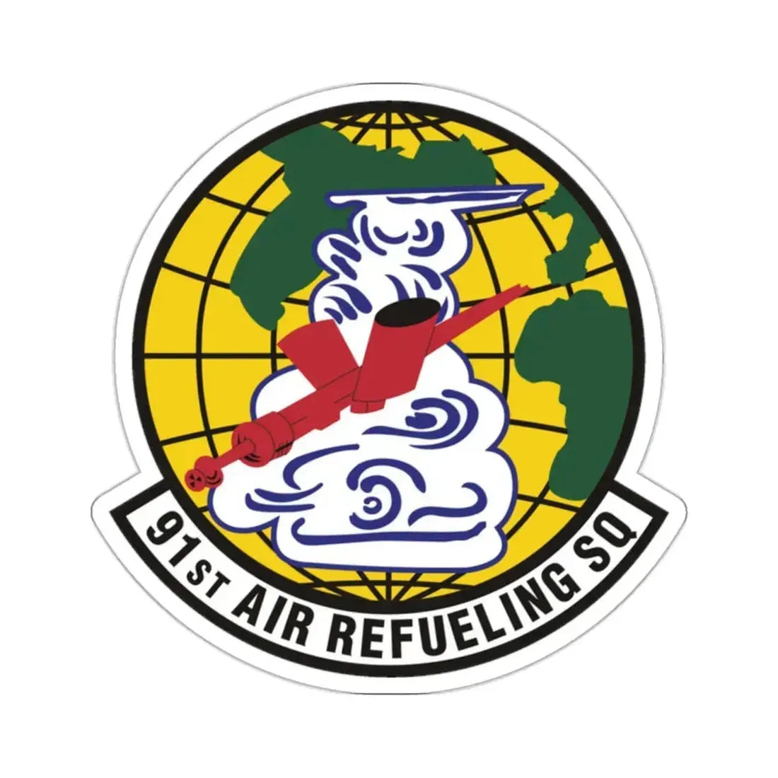 91st Air Refueling Squadron (U.S. Air Force) STICKER Vinyl Kiss-Cut Decal - The Sticker Space