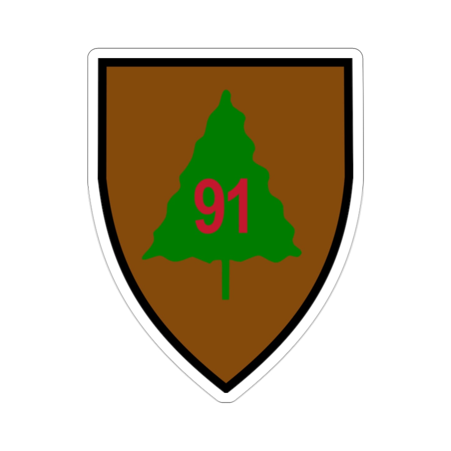 91st Infantry Division (U.S. Army) STICKER Vinyl Die-Cut Decal-2 Inch-The Sticker Space