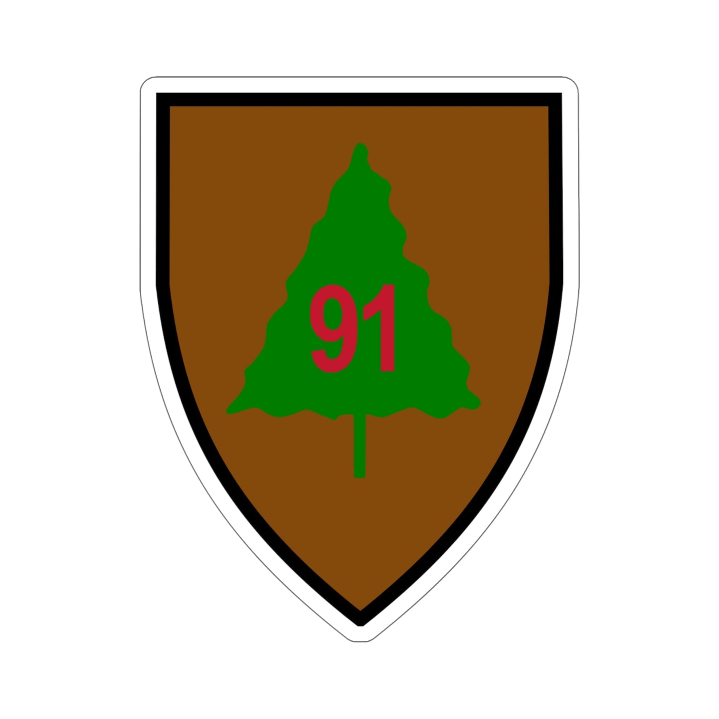 91st Infantry Division (U.S. Army) STICKER Vinyl Die-Cut Decal-6 Inch-The Sticker Space