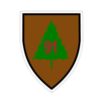 91st Infantry Division (U.S. Army) STICKER Vinyl Die-Cut Decal 2 Inch - The Sticker Space