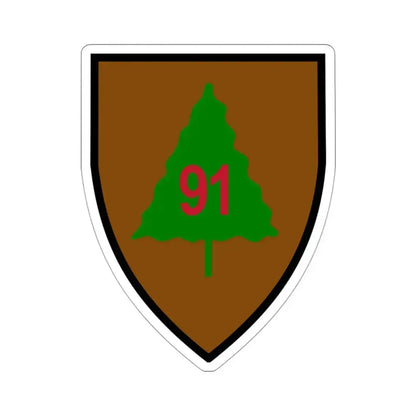 91st Infantry Division (U.S. Army) STICKER Vinyl Die-Cut Decal 3 Inch - The Sticker Space