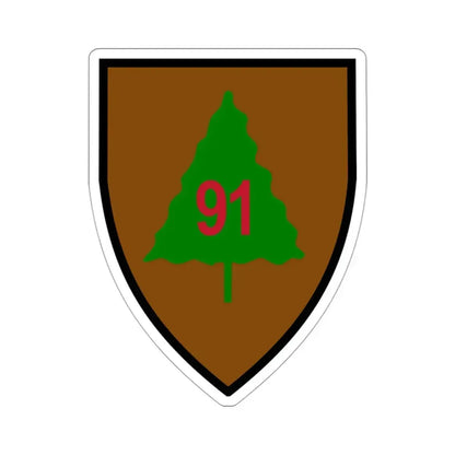 91st Infantry Division (U.S. Army) STICKER Vinyl Die-Cut Decal 3 Inch - The Sticker Space