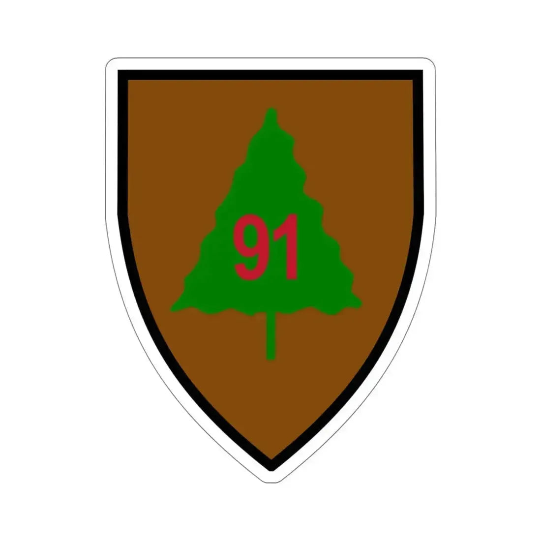 91st Infantry Division (U.S. Army) STICKER Vinyl Die-Cut Decal 5 Inch - The Sticker Space