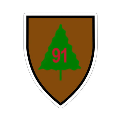 91st Infantry Division (U.S. Army) STICKER Vinyl Die-Cut Decal 5 Inch - The Sticker Space