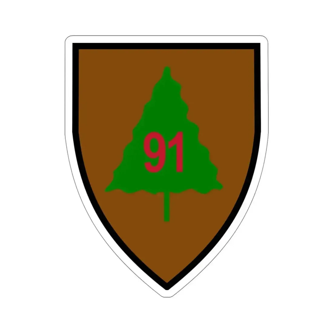 91st Infantry Division (U.S. Army) STICKER Vinyl Die-Cut Decal 5 Inch - The Sticker Space