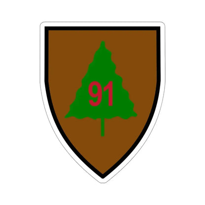 91st Infantry Division (U.S. Army) STICKER Vinyl Die-Cut Decal 5 Inch - The Sticker Space