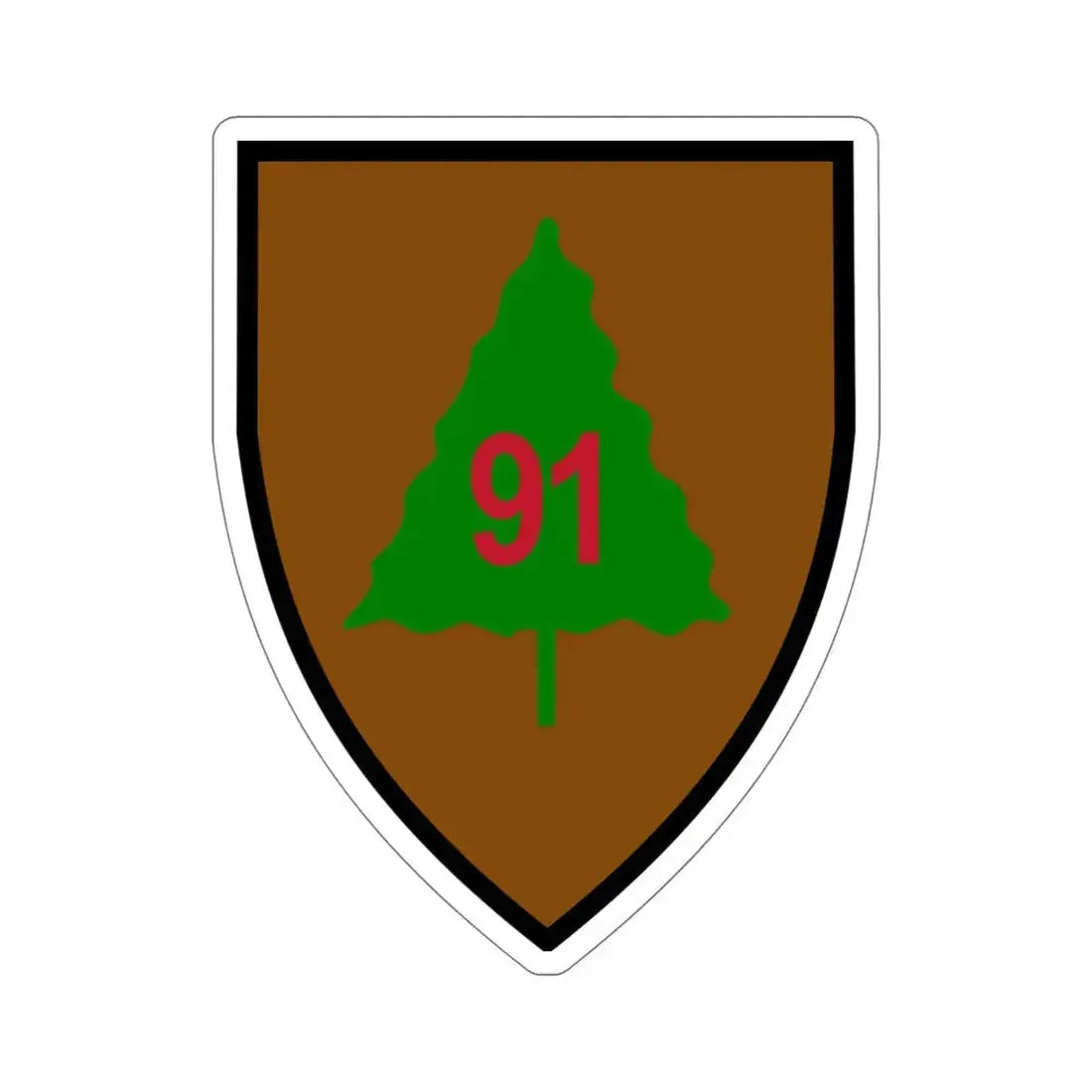 91st Infantry Division (U.S. Army) STICKER Vinyl Die-Cut Decal 6 Inch - The Sticker Space