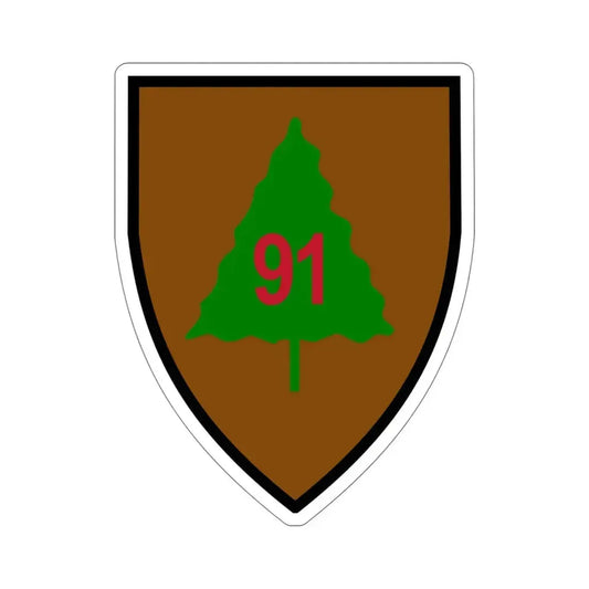 91st Infantry Division (U.S. Army) STICKER Vinyl Die-Cut Decal 6 Inch - The Sticker Space