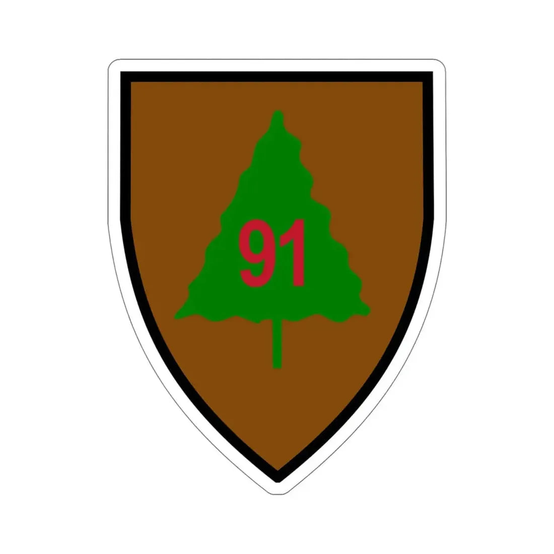 91st Infantry Division (U.S. Army) STICKER Vinyl Die-Cut Decal - The Sticker Space