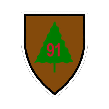 91st Infantry Division (U.S. Army) STICKER Vinyl Die-Cut Decal - The Sticker Space