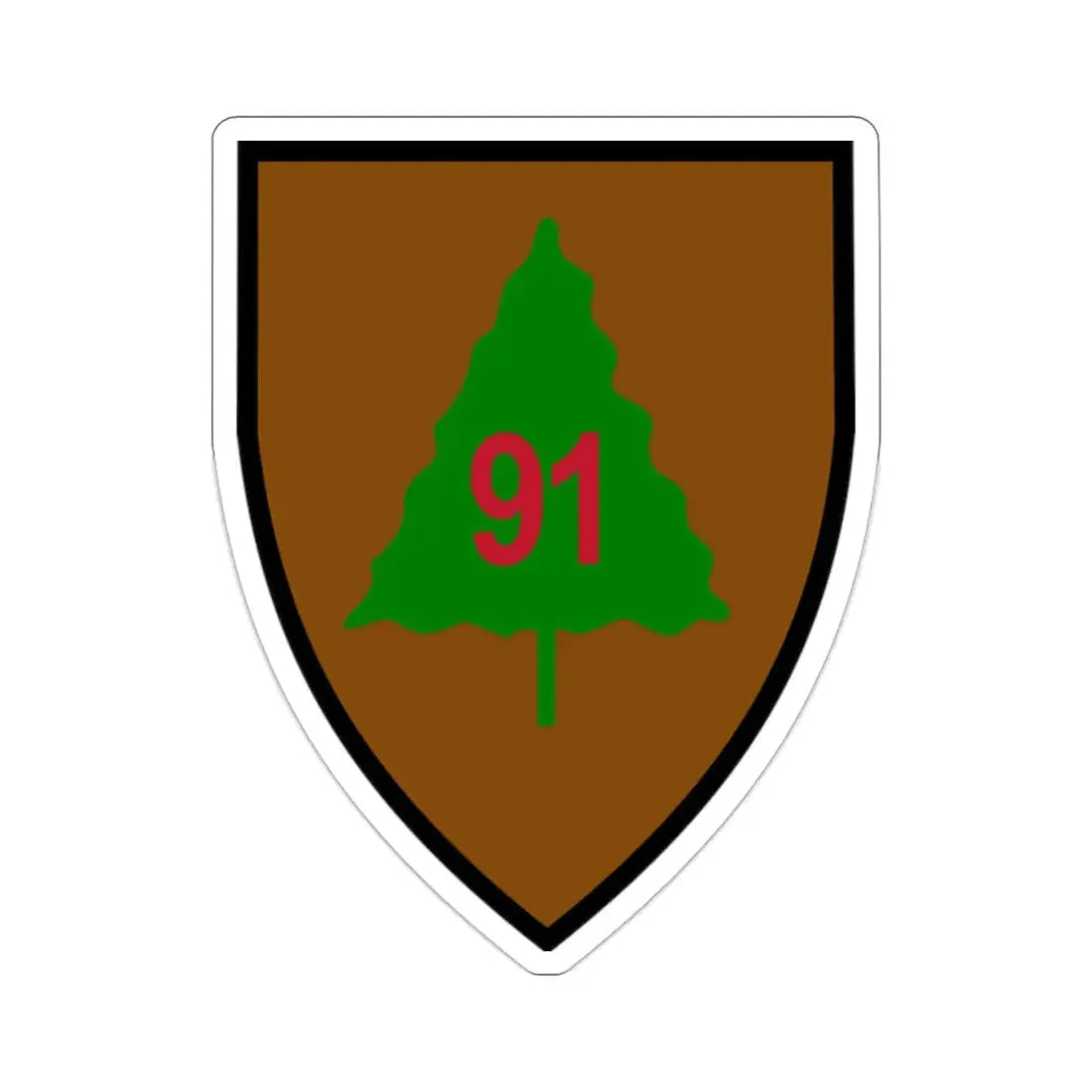 91st Infantry Division (U.S. Army) STICKER Vinyl Die-Cut Decal - The Sticker Space