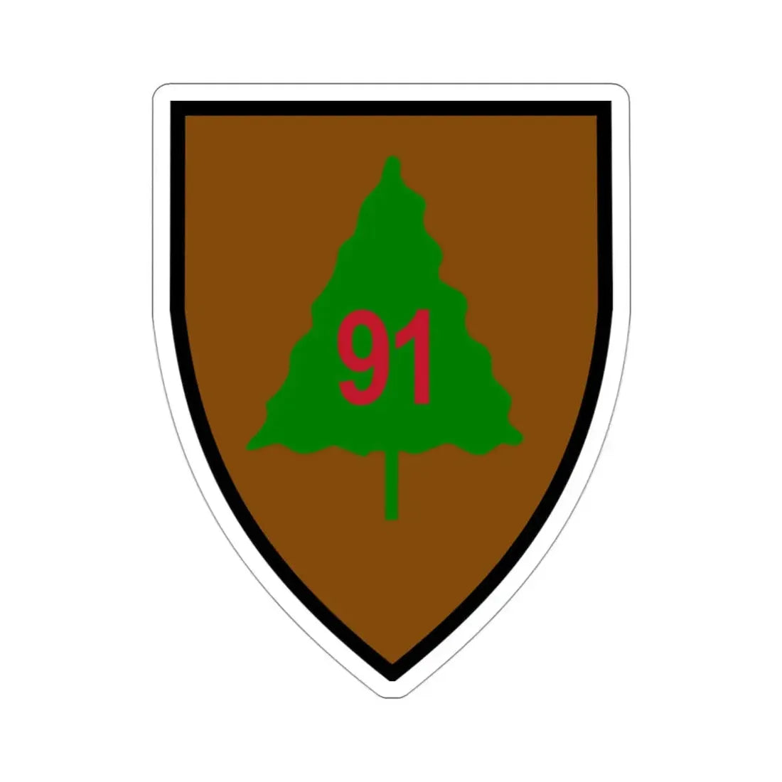91st Infantry Division (U.S. Army) STICKER Vinyl Die-Cut Decal - The Sticker Space