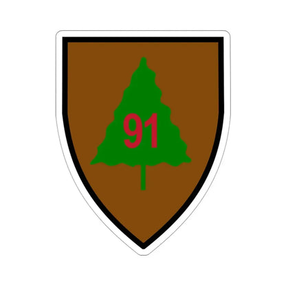 91st Infantry Division (U.S. Army) STICKER Vinyl Die-Cut Decal - The Sticker Space