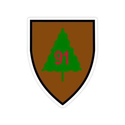 91st Infantry Division (U.S. Army) Transparent STICKER Die-Cut Vinyl Decal - The Sticker Space