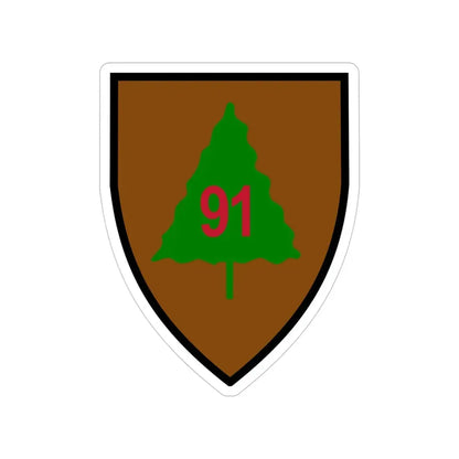 91st Infantry Division (U.S. Army) Transparent STICKER Die-Cut Vinyl Decal - The Sticker Space