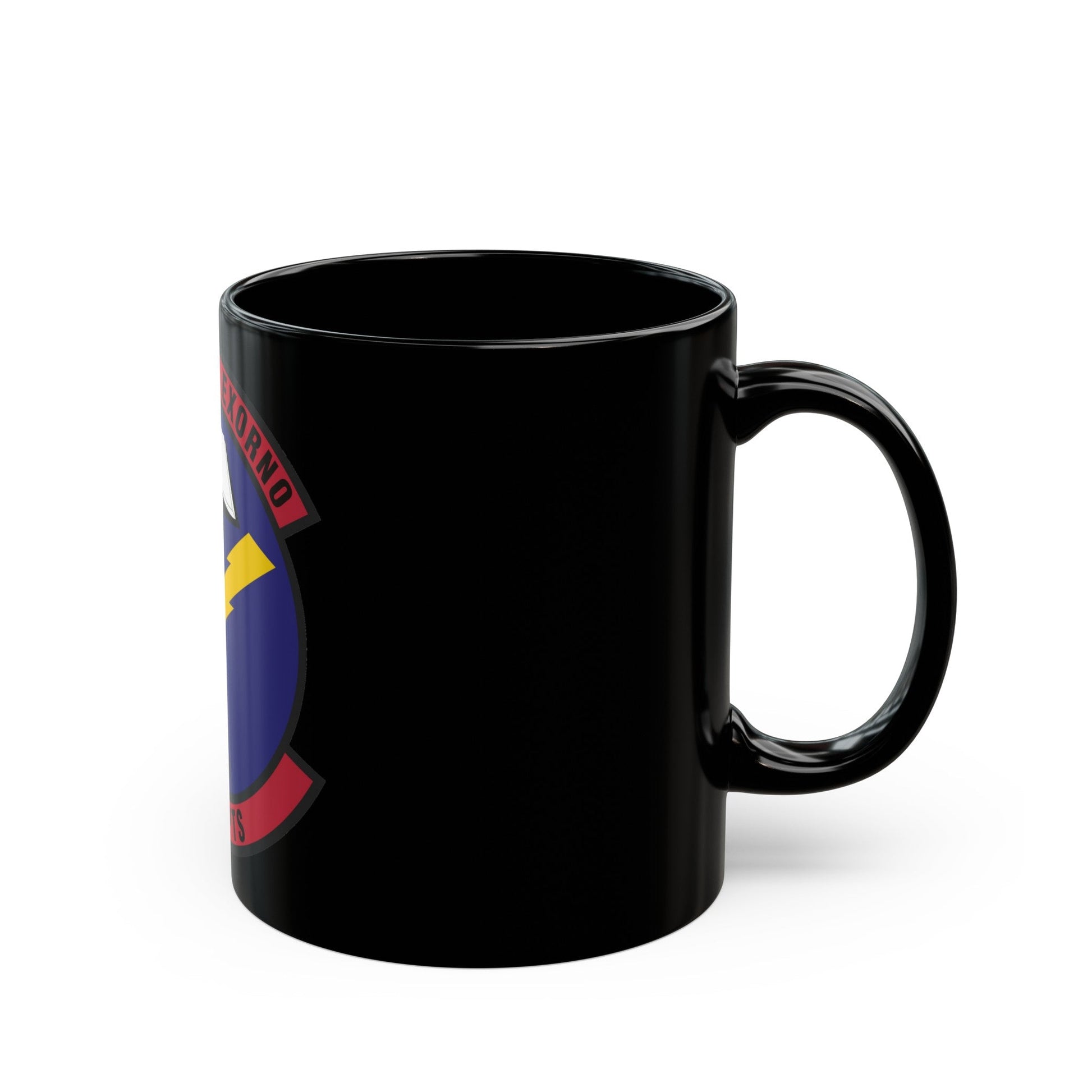 91st Security Support Squadron (U.S. Air Force) Black Coffee Mug-The Sticker Space