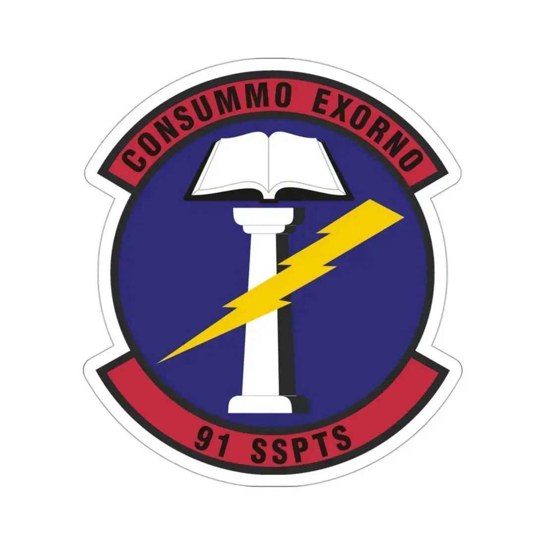 91st Security Support Squadron (U.S. Air Force) STICKER Vinyl Die-Cut Decal 3 Inch - The Sticker Space