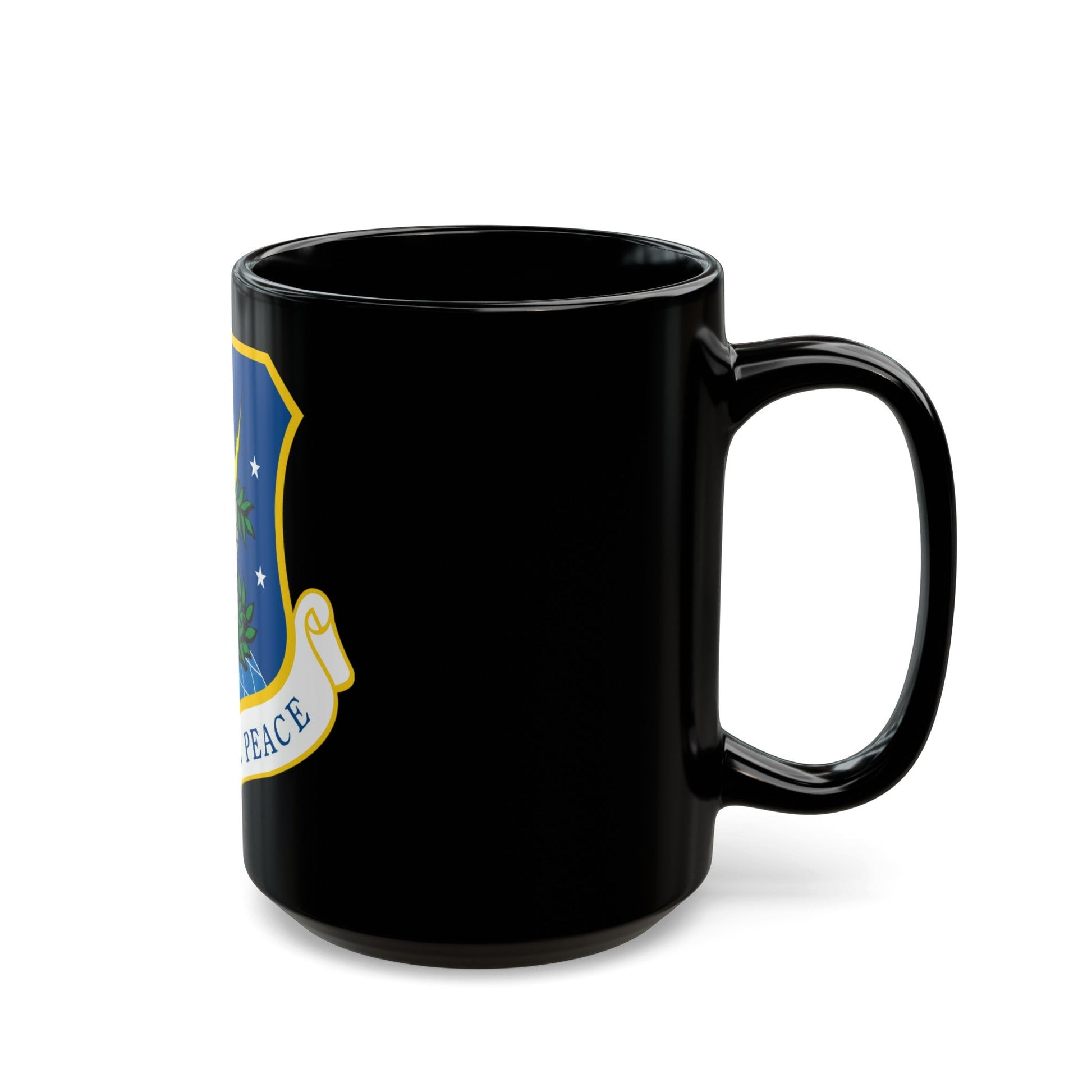 91st Space Wing (U.S. Air Force) Black Coffee Mug-The Sticker Space