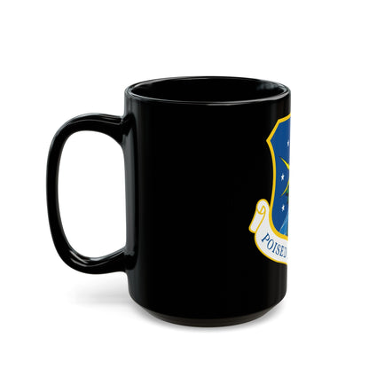 91st Space Wing (U.S. Air Force) Black Coffee Mug-The Sticker Space