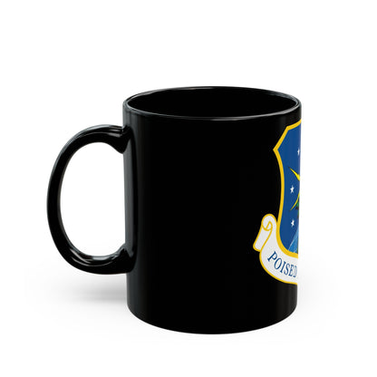 91st Space Wing (U.S. Air Force) Black Coffee Mug-The Sticker Space