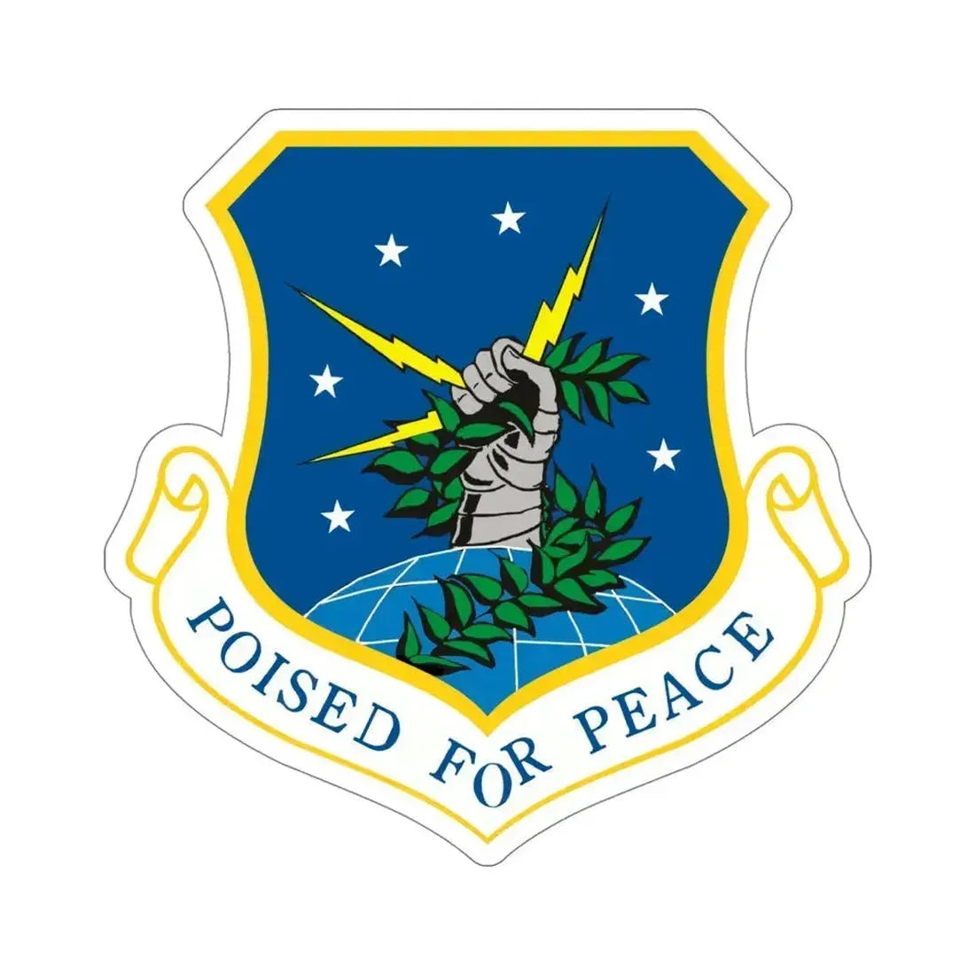 91st Space Wing (U.S. Air Force) STICKER Vinyl Die-Cut Decal 5 Inch - The Sticker Space