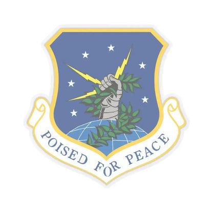 91st Space Wing (U.S. Air Force) STICKER Vinyl Kiss-Cut Decal 3 Inch Transparent - The Sticker Space