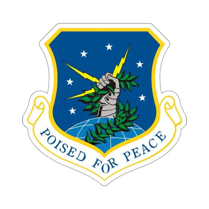 91st Space Wing (U.S. Air Force) STICKER Vinyl Kiss-Cut Decal 3 Inch White - The Sticker Space