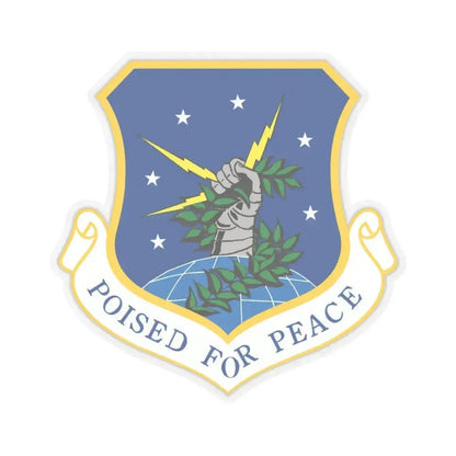 91st Space Wing (U.S. Air Force) STICKER Vinyl Kiss-Cut Decal 4 Inch Transparent - The Sticker Space