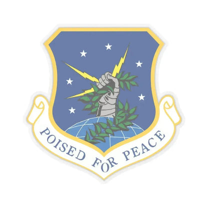 91st Space Wing (U.S. Air Force) STICKER Vinyl Kiss-Cut Decal 6 Inch Transparent - The Sticker Space