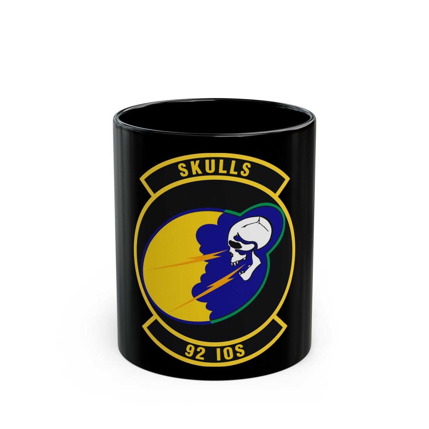 92 Information Operations Squadron ACC (U.S. Air Force) Black Coffee Mug-11oz-The Sticker Space