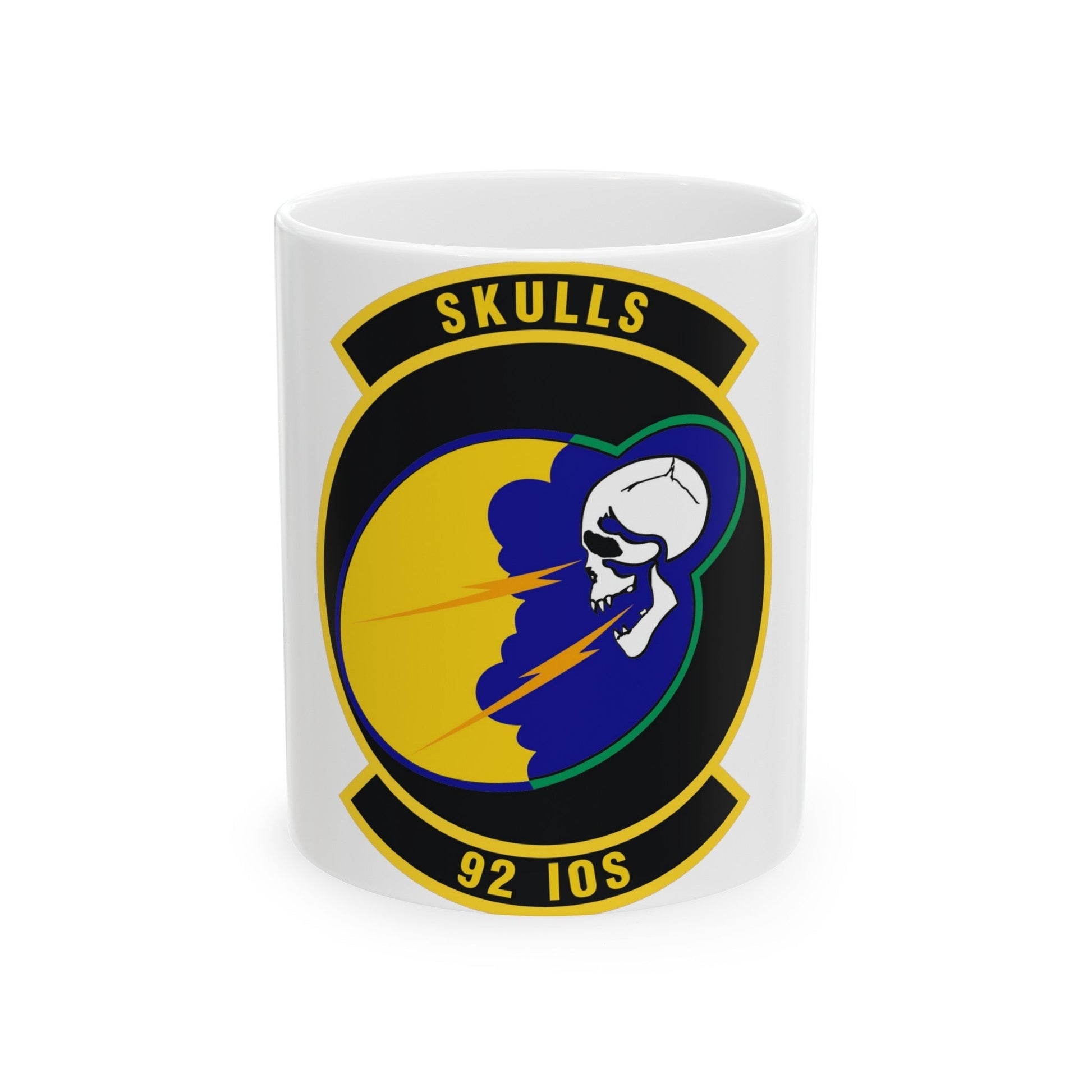 92 Information Operations Squadron ACC (U.S. Air Force) White Coffee Mug-11oz-The Sticker Space