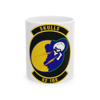 92 Information Operations Squadron ACC (U.S. Air Force) White Coffee Mug-11oz-The Sticker Space