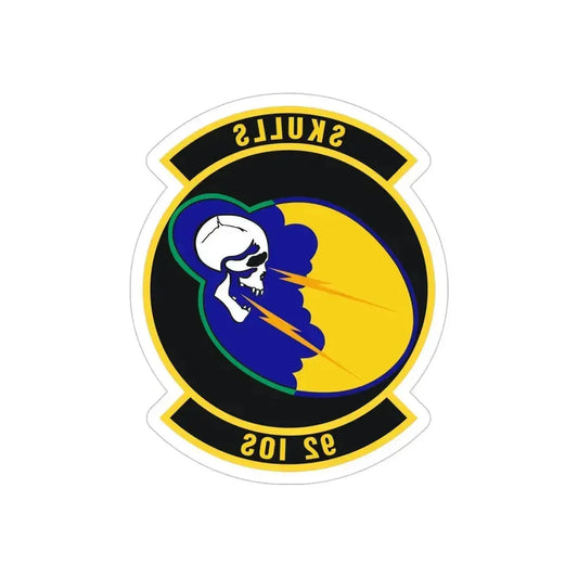 92 Information Operations Squadron ACC (U.S. Air Force) REVERSE PRINT Transparent Die-Cut STICKER 6 Inch Die-Cut Transparent - The Sticker Space