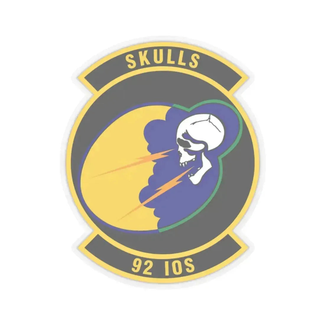 92 Information Operations Squadron ACC (U.S. Air Force) STICKER Vinyl Kiss-Cut Decal 2 Inch Transparent - The Sticker Space