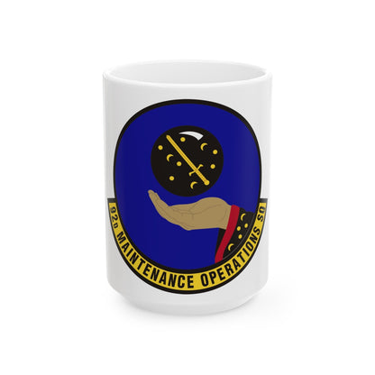 92 Maintenance Operations Squadron AMC (U.S. Air Force) White Coffee Mug-15oz-The Sticker Space