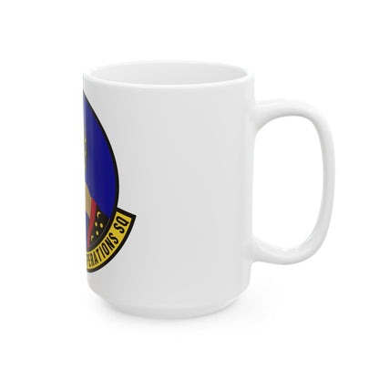 92 Maintenance Operations Squadron AMC (U.S. Air Force) White Coffee Mug-The Sticker Space