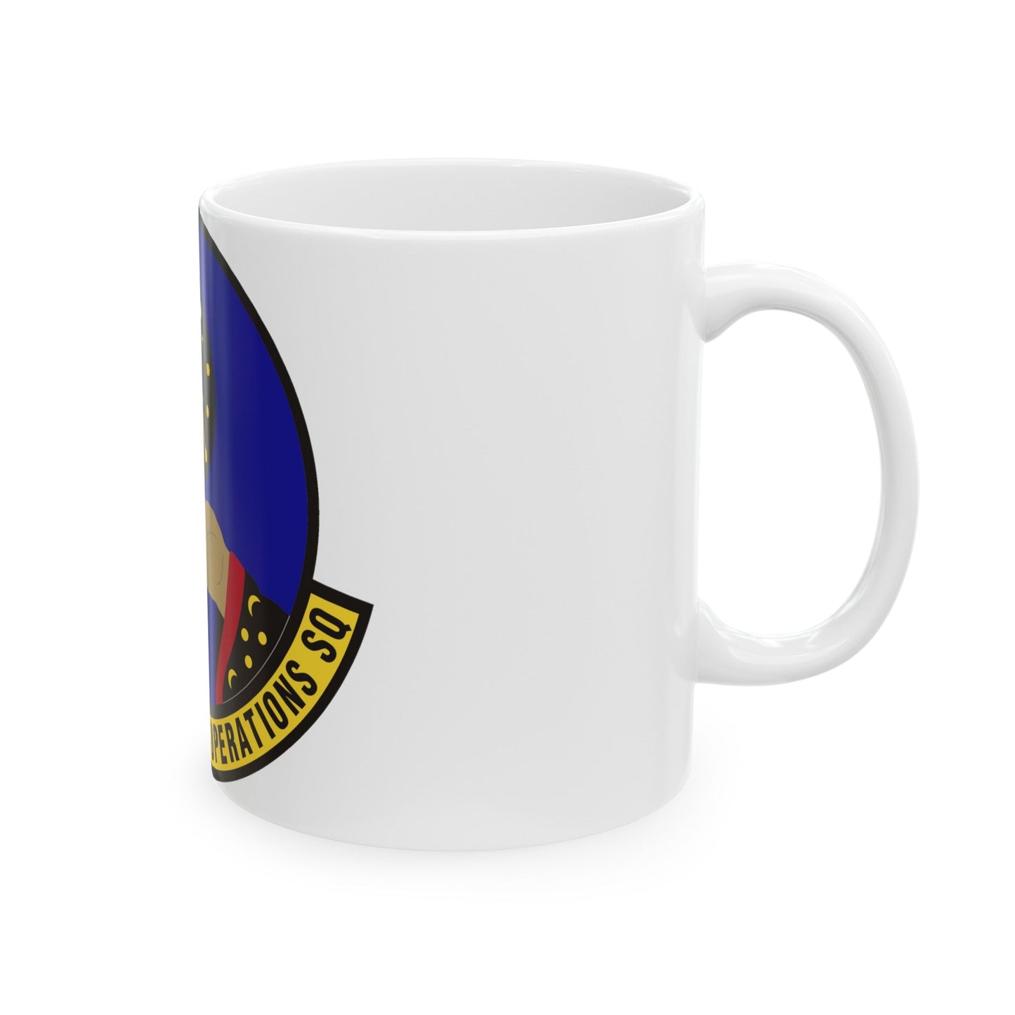 92 Maintenance Operations Squadron AMC (U.S. Air Force) White Coffee Mug-The Sticker Space