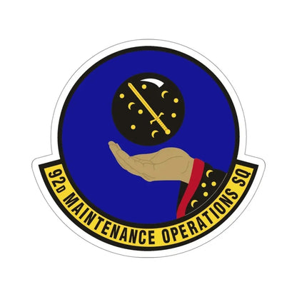 92 Maintenance Operations Squadron AMC (U.S. Air Force) STICKER Vinyl Die-Cut Decal - The Sticker Space