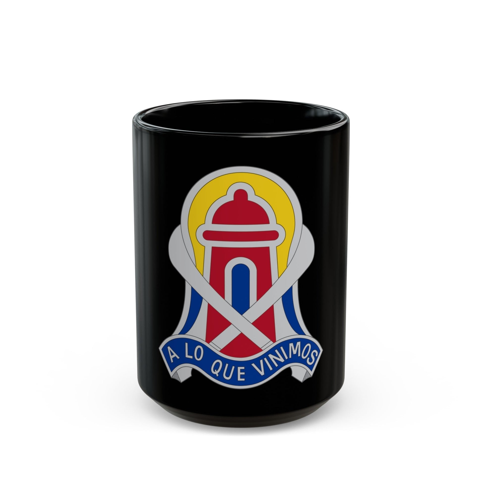 92 Military Police Brigade 2 (U.S. Army) Black Coffee Mug-15oz-The Sticker Space
