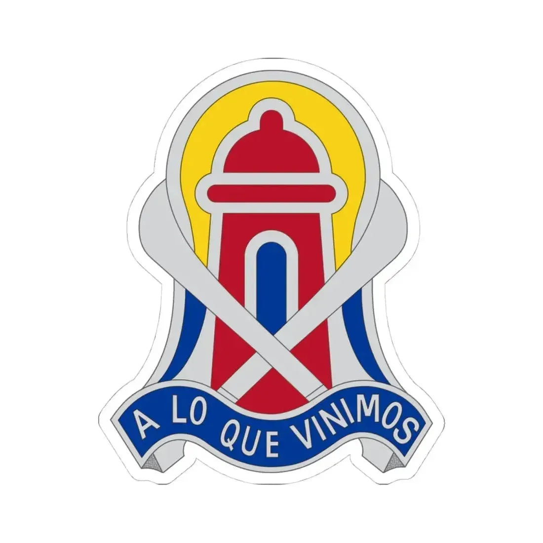 92 Military Police Brigade 2 (U.S. Army) STICKER Vinyl Kiss-Cut Decal 4 Inch White - The Sticker Space