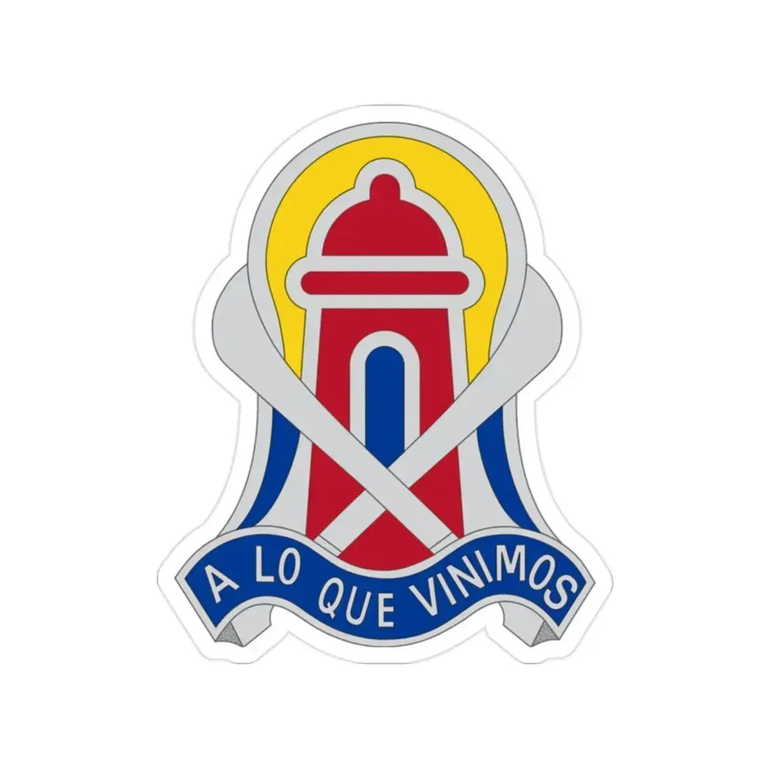 92 Military Police Brigade 2 (U.S. Army) Transparent STICKER Die-Cut Vinyl Decal 2 Inch - The Sticker Space