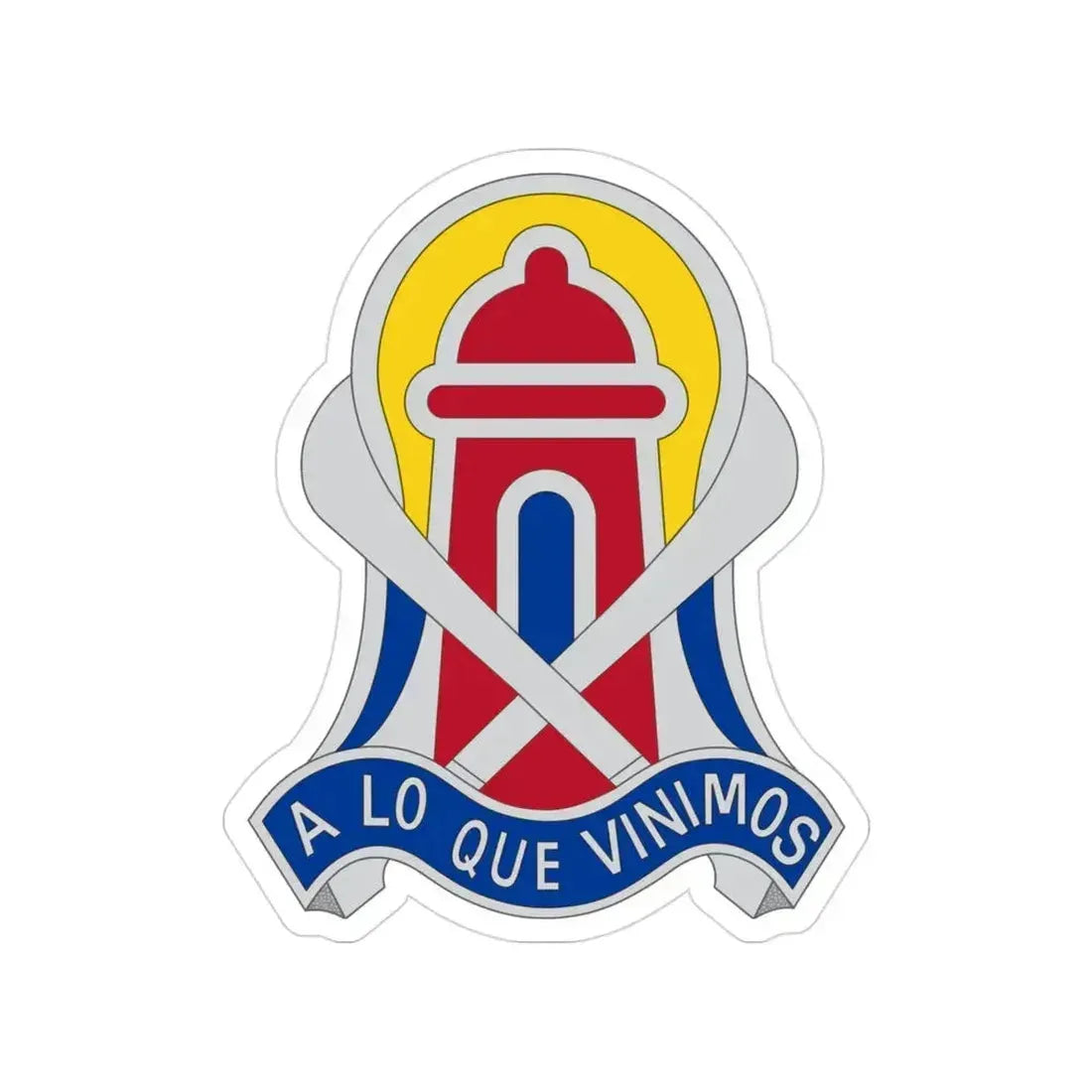 92 Military Police Brigade 2 (U.S. Army) Transparent STICKER Die-Cut Vinyl Decal 3 Inch - The Sticker Space