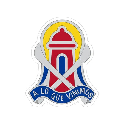 92 Military Police Brigade 2 (U.S. Army) Transparent STICKER Die-Cut Vinyl Decal 4 Inch - The Sticker Space