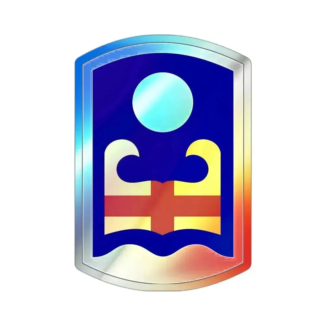 92 Military Police Brigade (U.S. Army) Holographic STICKER Die-Cut Vinyl Decal 3 Inch Holographic - The Sticker Space