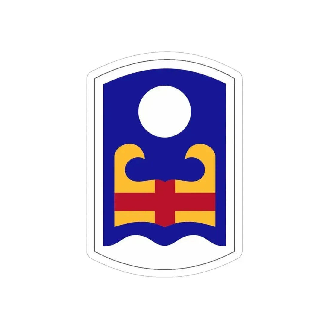 92 Military Police Brigade (U.S. Army) REVERSE PRINT Transparent Die-Cut STICKER 6 Inch Die-Cut Transparent - The Sticker Space