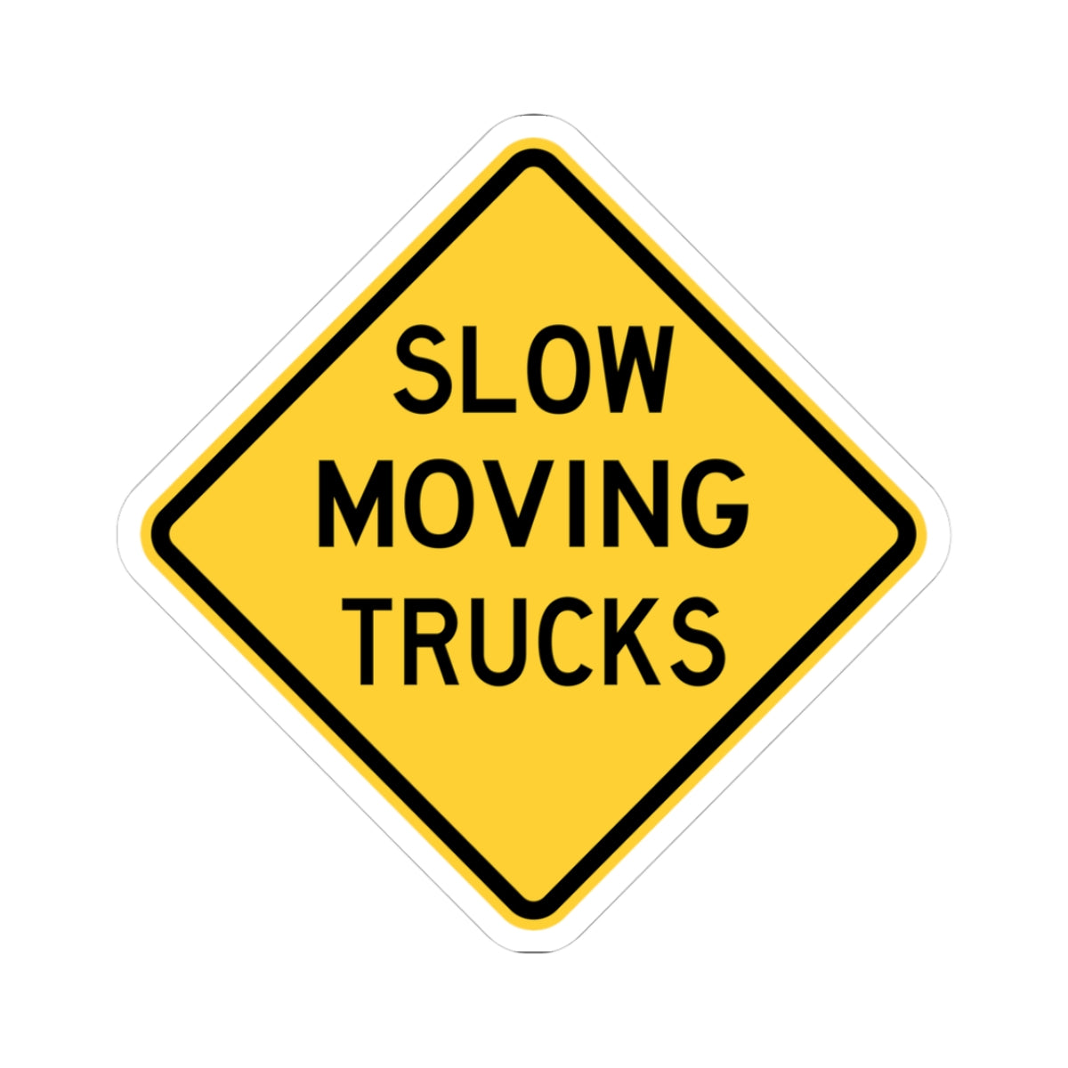 NJ Road sign WNJ7-5 (New Jersey) (Road Sign) STICKER Vinyl Kiss-Cut Decal